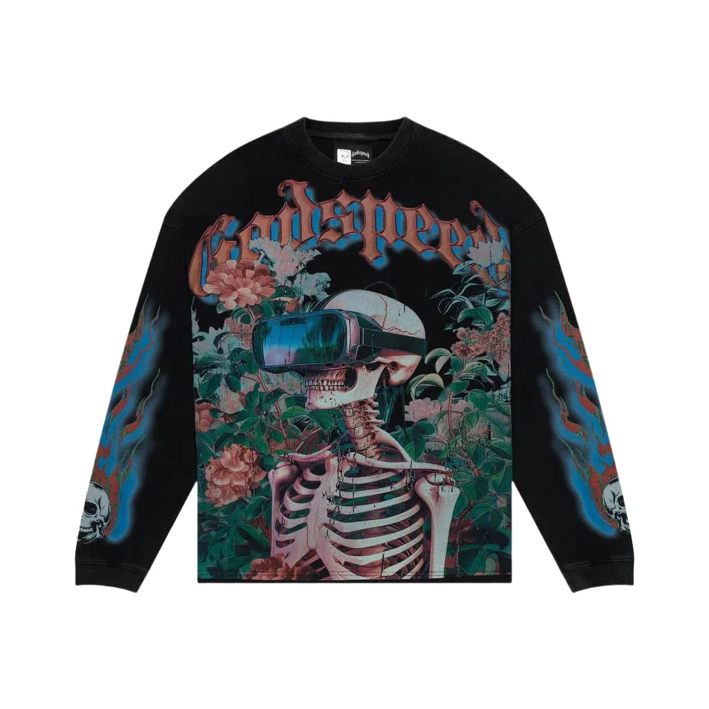 Vision Flowers LS Thermal - Black Wash