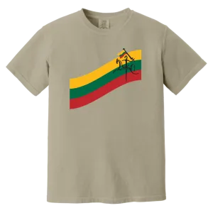 Vytis Swoosh - Men/Women Unisex Soft-Washed Comfort Cotton Short Sleeve T-Shirt