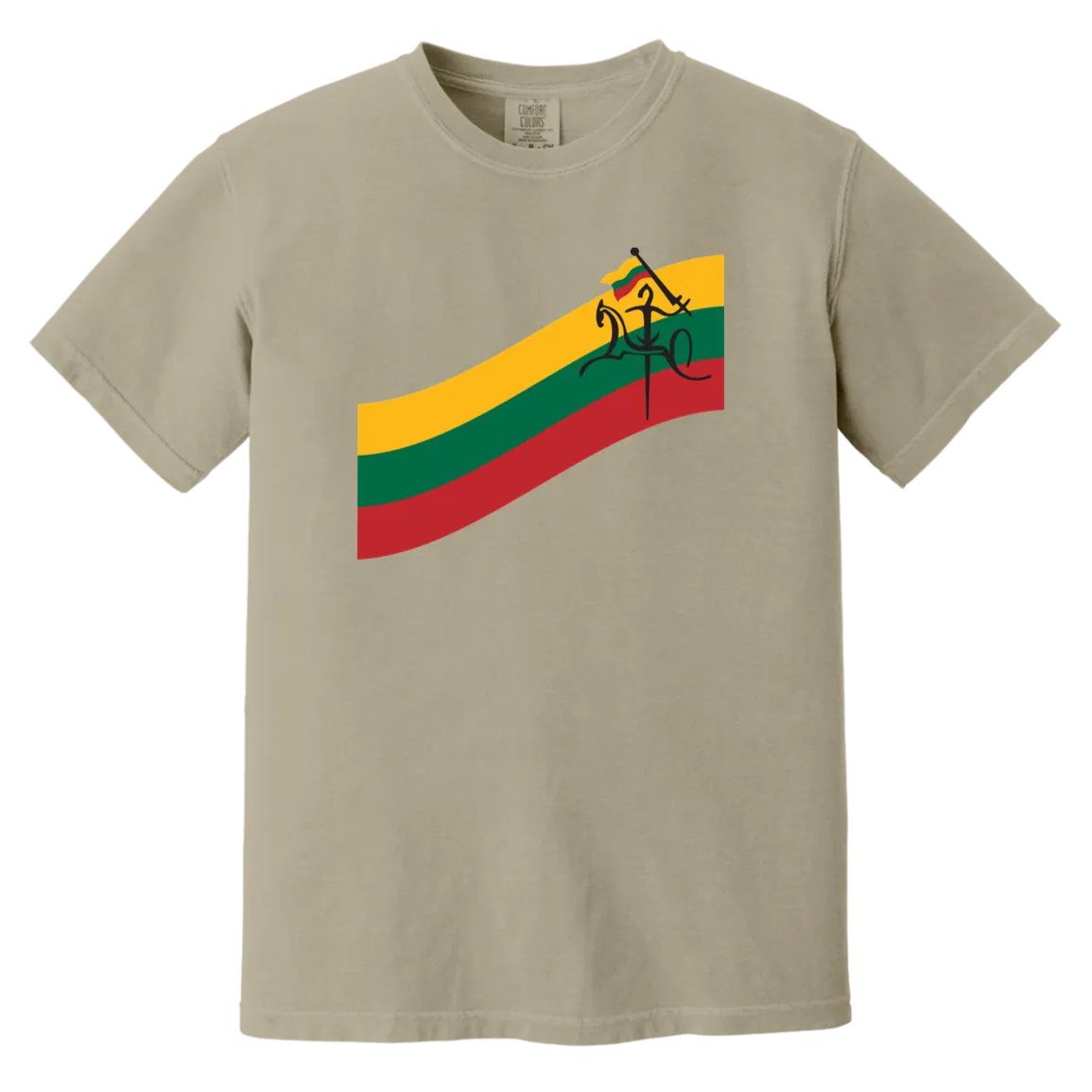 Vytis Swoosh - Men/Women Unisex Soft-Washed Comfort Cotton Short Sleeve T-Shirt