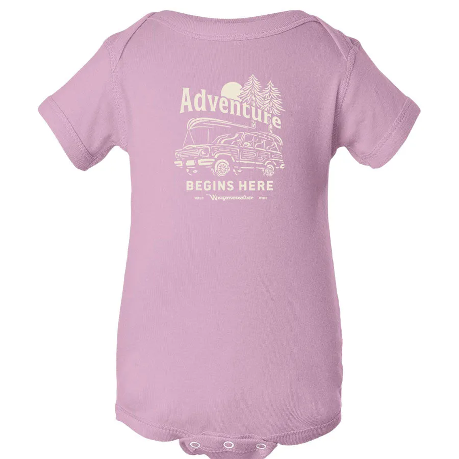 Wagoneer Infant Adventure Begins Onesie