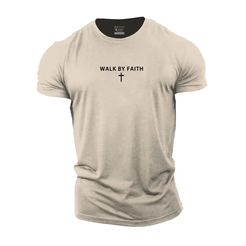 Walk by Faith Cotton T-Shirt
