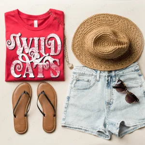 Wildcats Tee/ Comfort Colors or Bella Canvas Soft Style / Youth and Adult Sizes