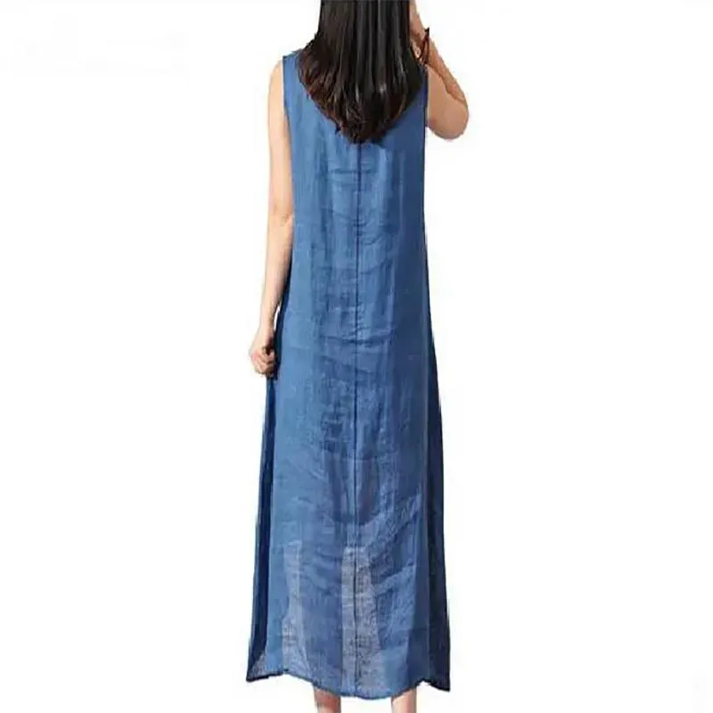 Women's Clothing Summer Damen Rmellos Asymmetrisch Lange Maxikleid A-Line Partykleid Oversized Dress