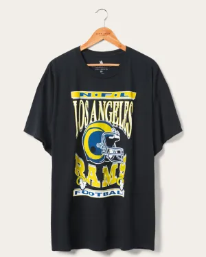 Women's Los Angeles Rams Helmet Oversized Tee Dress