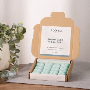 Wood Sage & Sea Salt Wax Melts - 16 Pack