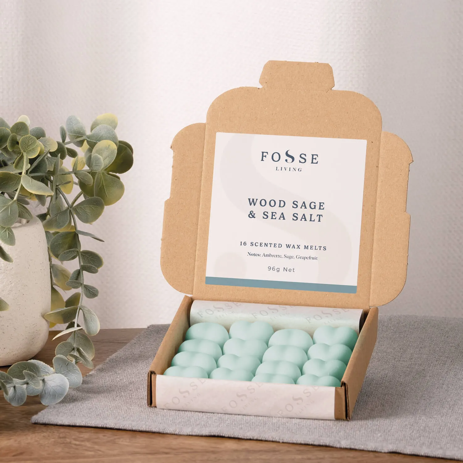 Wood Sage & Sea Salt Wax Melts - 16 Pack
