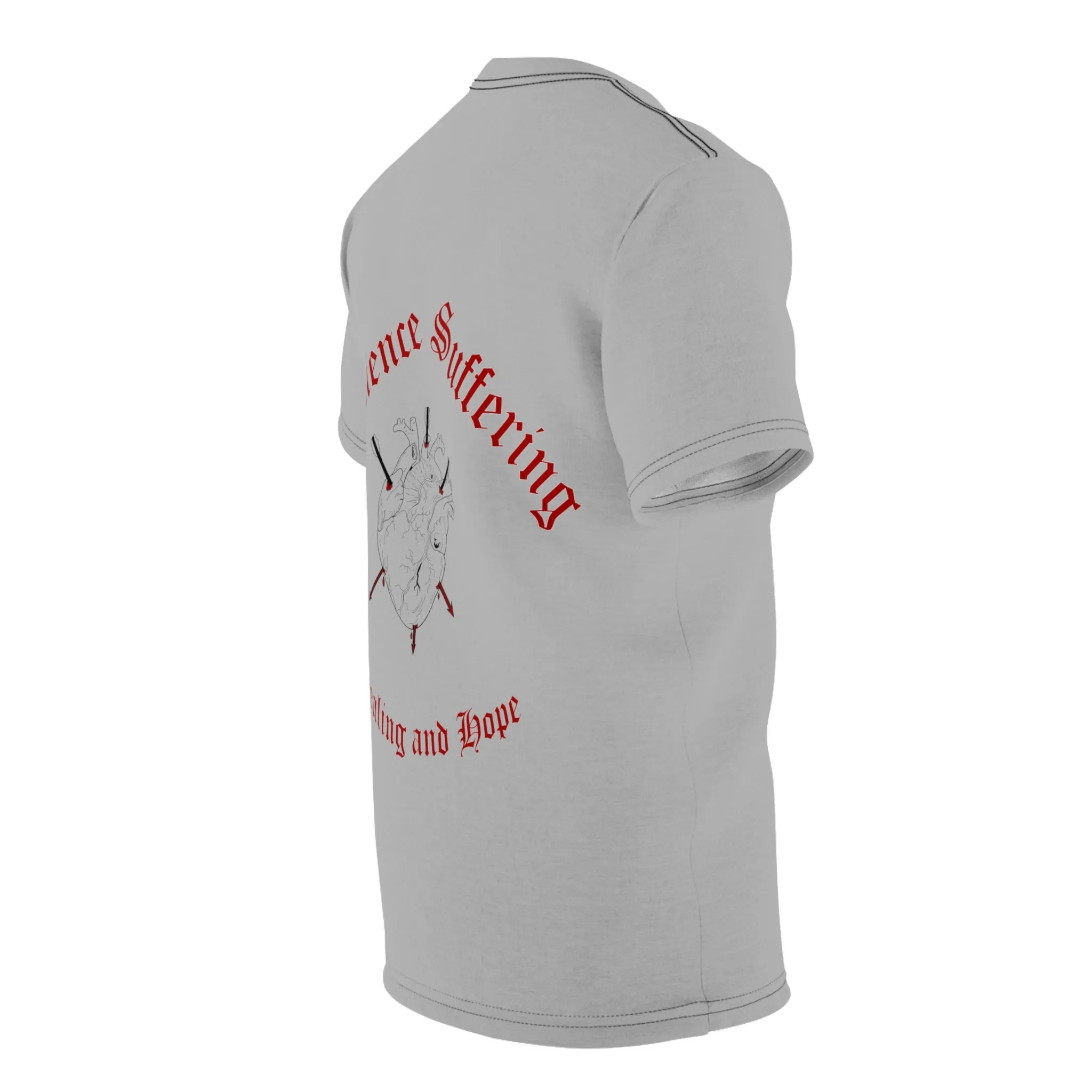 Wounded Heart Unisex Cut & Sew Tee