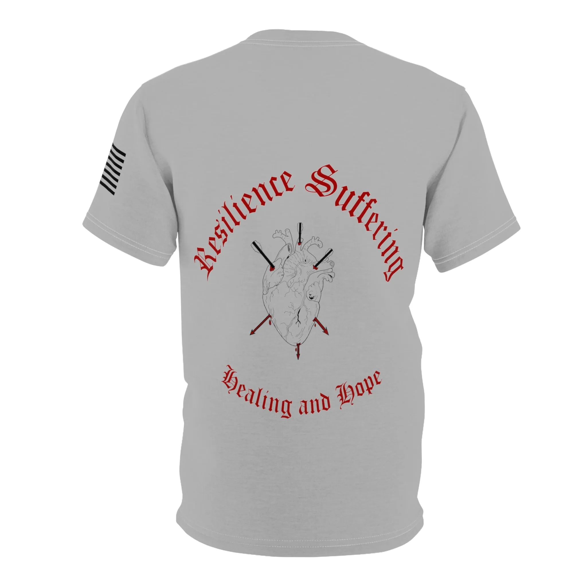 Wounded Heart Unisex Cut & Sew Tee