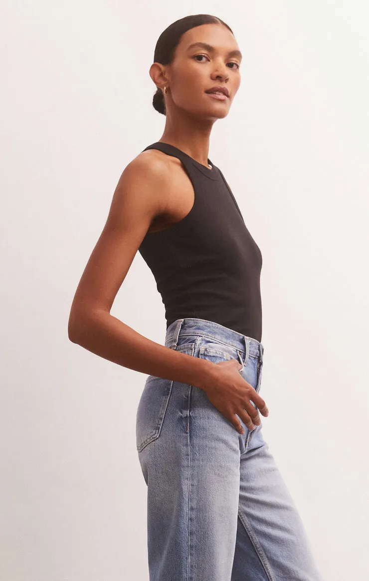 Z SUPPLY | Lily Rib Tank {Black}