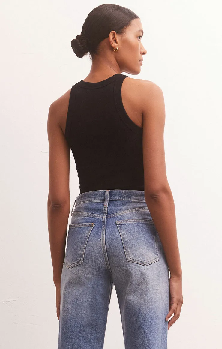 Z SUPPLY | Lily Rib Tank {Black}