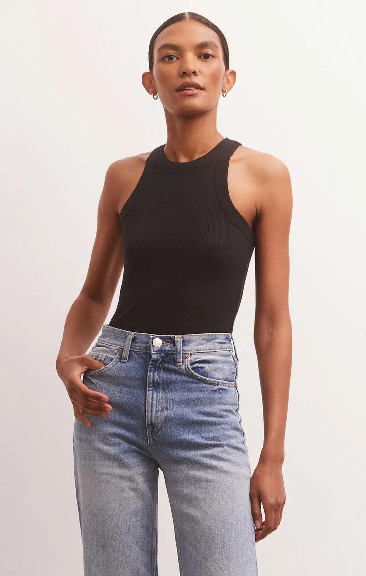 Z SUPPLY | Lily Rib Tank {Black}
