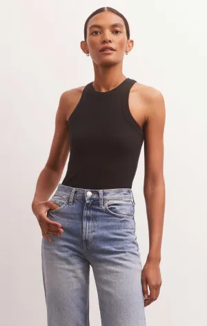 Z SUPPLY | Lily Rib Tank {Black}